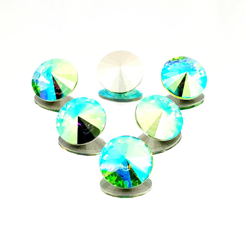 Crystal Rivoli Stone ss47 Peridot AB Crystal Rivoli Stone ss47 Peridot AB