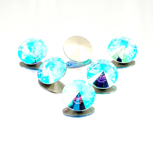 Crystal Rivoli Stone ss47 Aqua AB