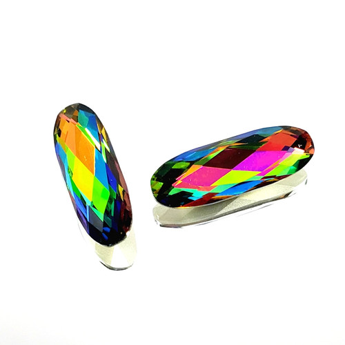 Crystal fancy stone Long Oval 27x9mm Vitrail Medium Crystal fancy stone Long Oval 27x9mm Vitrail Medium