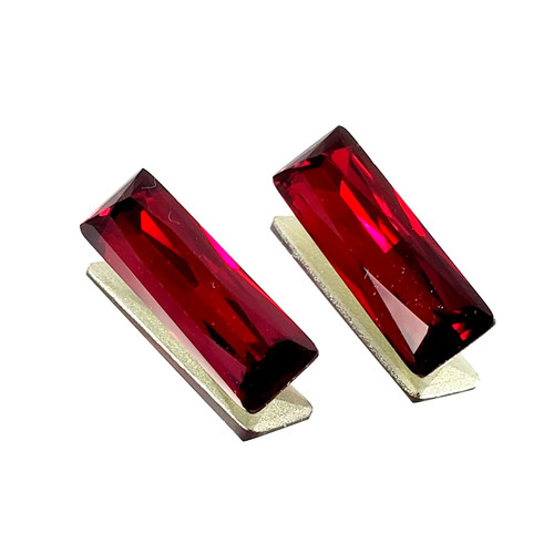 Crystal fancy stone Baguette 7x21mm Siam Crystal fancy stone Baguette 7x21mm Siam