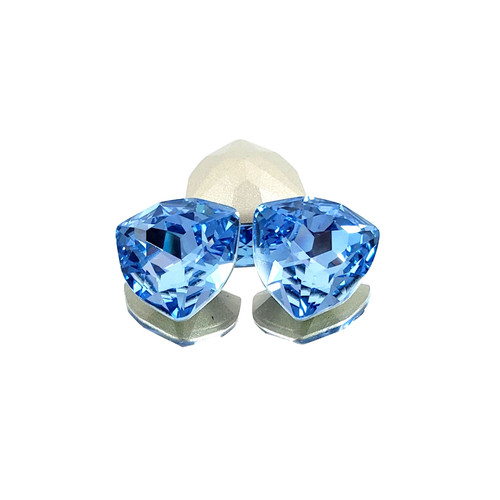 Crystal trilliant fancy stone 17mm Lt Sapphire Crystal trilliant fancy stone 17mm Lt Sapphire
