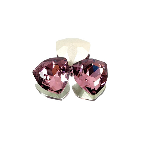 Crystal trilliant fancy stone 17x17mm Lt Amethyst Crystal trilliant fancy stone 17x17mm Lt Amethyst