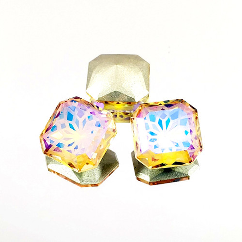 Crystal glass rhinestone square octagon 14mm Lotus Paradise Shine Crystal glass rhinestone square octagon 14mm Lotus Paradise Shine