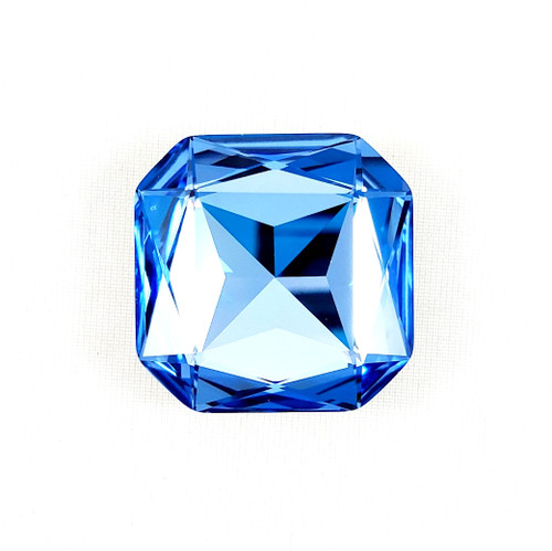 Crystal fancy stone square octagon 23mm Lt Sapphire