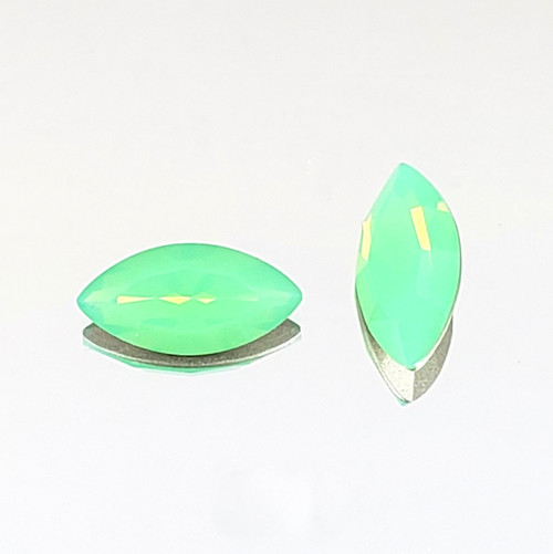 Crystal Navette Stone 18x9mm Pacific Opal Crystal Navette Stone 18x9mm Pacific Opal