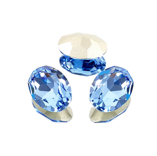 Crystal fancy stone 18x13mm Lt Sapphire Crystal fancy stone 18x13mm Lt Sapphire