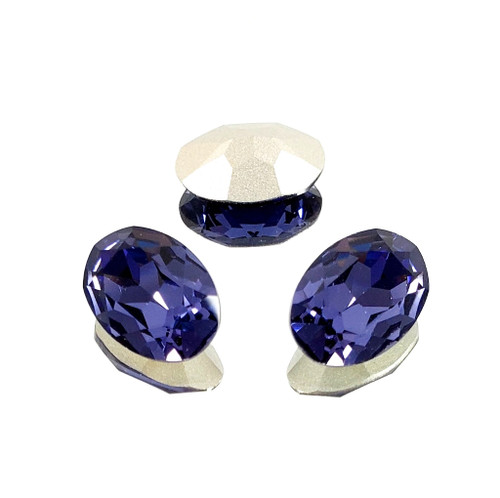 Crystal fancy stone 18x13mm Tanzanite