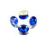 Crystal fancy stone 14x10mm Sapphire