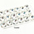 Crystal fancy stone dome square 18mm