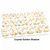 Crystal fancy stone dome square 18mm Golden Shadow