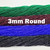 3mm Crystal Glass Beads Round