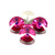 Crystal Round Stone Rivoli 14mm Fuchsia