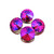 Crystal Round Stone 14mm Rivoli Lt Siam Moonlight