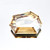 Crystal fancy stone freeform 36x25mm, Crystal Golden Lt.
