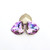 Crystal Trilliant fancy stone 17x17mm Vitrail Lt