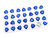 Crystal Trilliant fancy stone 12x12mm Sapphire