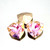 Crystal fancy stone Trilliant Triangle 24x24mm Rose Cognac