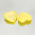 Crystal fancy stone heart shape 27mm Jonquil Aurora