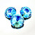 Crystal Rivoli 20mm Aqua Moonlight.
