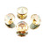 Crystal Round Stone 16mm Chaton Crystal Golden Lt