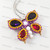 Crystal Butterfly Pendant BEAD Kit