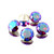 Crystal round stone 14mm Chaton Lt Siam Shimmer