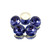 Crystal round stone 12mm Chaton Tanzanite