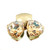 Crystal Trilliant Stone 24mm Crystal Golden Lt