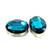 Crystal Fancy Stone Oval 30x20mm Indicolite