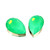 Crystal fancy stone pear-shape 30x20mm Pacific Opal