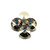 Crystal Rivoli 12mm Black diamond