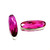 Crystal fancy stone Long Oval 27x9mm Fuchsia