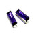 Crystal fancy stone Baguette 7x21mm Purple Velvet