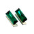 Crystal fancy stone Baguette 7x21mm Emerald