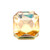 Crystal fancy stone square octagon 23mm Crystal Golden Lt