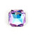 Crystal fancy stone square octagon 23mm Vitrail Lt