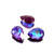 Crystal fancy stone pear-shape 18x13mm Ultra AB Burgundy