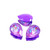 Crystal fancy stone pear 14x10mm Ultra AB Violet