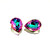 Crystal fancy stone pear 14x10mm Heliotrope