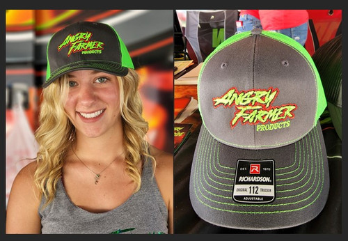 Angry Farmer Products Neon Green Hat