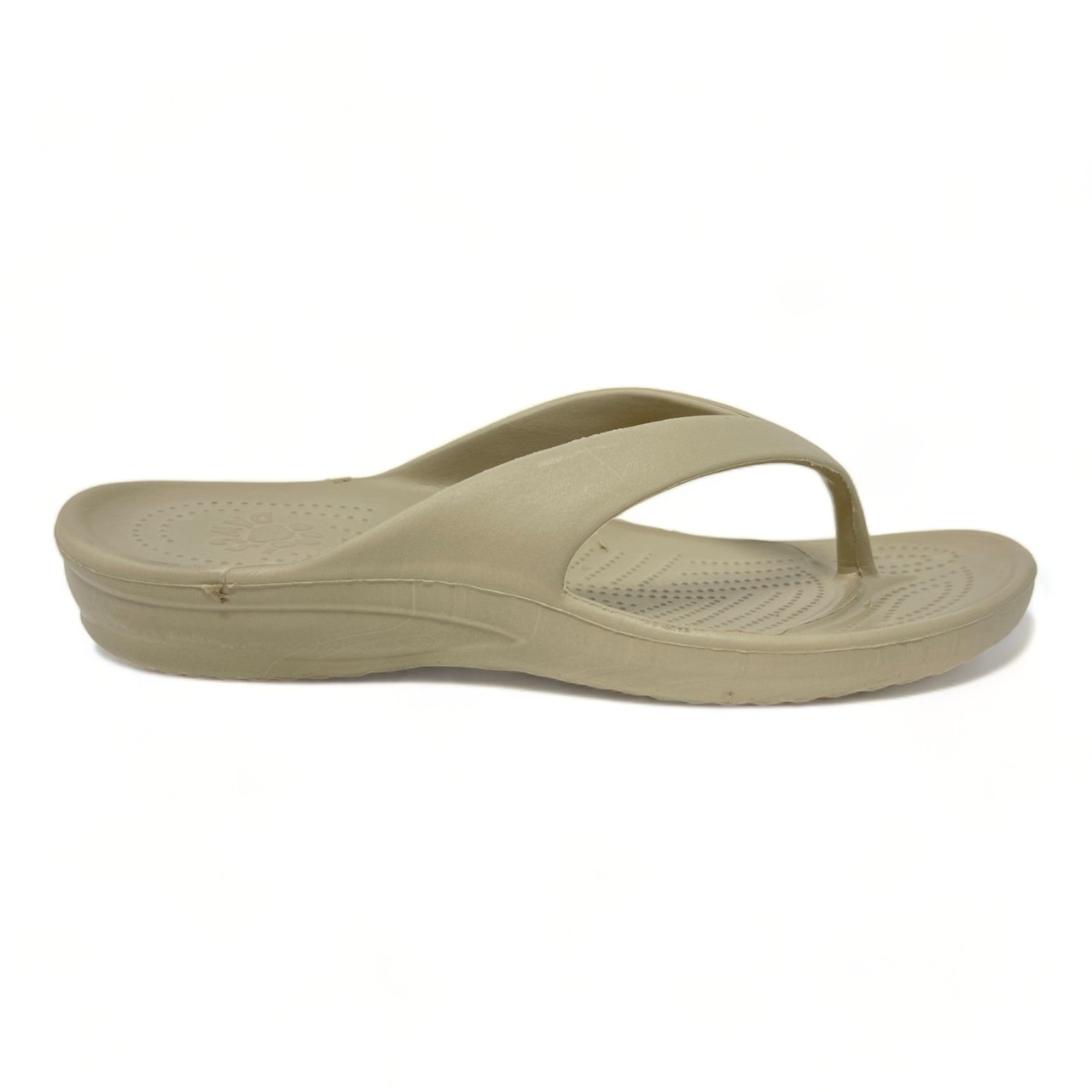 Dawgs Women's Flip Flops - Tan