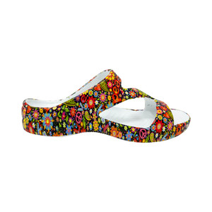 ppodda Women's PAW Print Adjustable 2-Strap Sandals - Peace Out