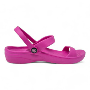 Women's 3-Strap Sandals - Hot Pink Women's 3-Strap Sandals - Hot Pink