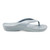 Women's Flip Flops- Flat Grey