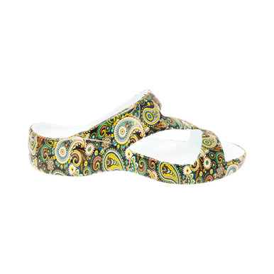 Women's PAW Print Z Sandals - Paisley Gold - DAWGS CANADA