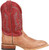 Justin Boots Mens Mclane Vintage Smooth Ostrich Square Toe Casual Boots Mid Calf - Brown