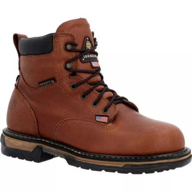 ROCKY IRONCLAD STEEL TOE USA MADE WATERPROOF WORK BOOTS RKK0362