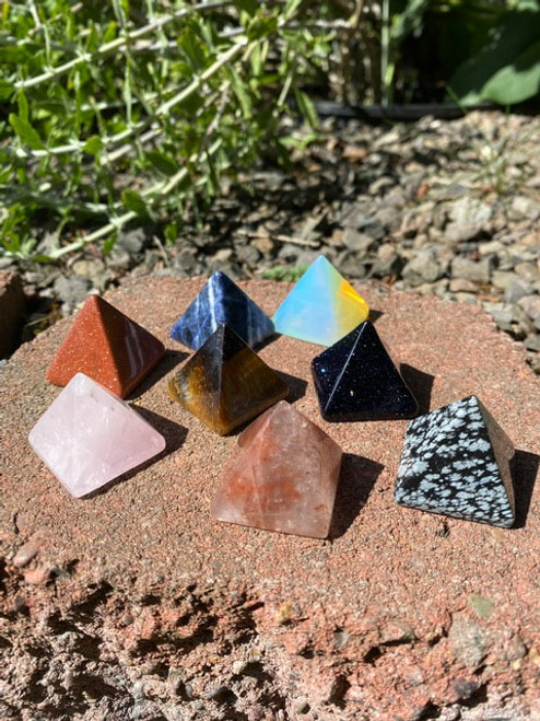 Mini Crystal Pyramids