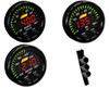 A-Pillar Triple Gauge Package for 1993-2002 RX-7 FD (LHD only)