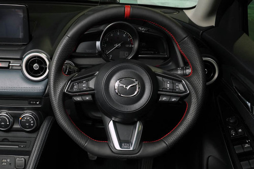 AutoExe Sports Steering Wheel for Mazda 2 (DJ), Mazda 3 (BM/BY), CX-3 (DK), & CX-5 (KF)